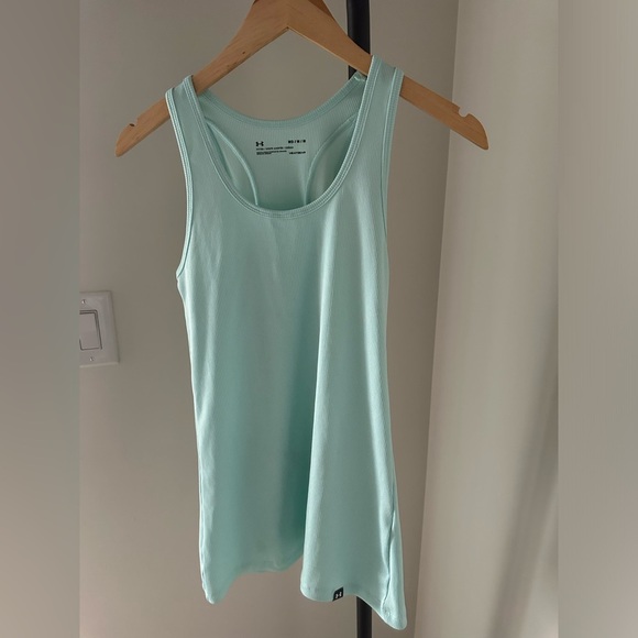 Under Armour light blue Fitted Tank Top - Picture 1 of 6